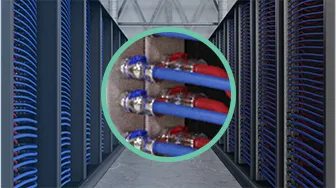 Everis QDs in data center rack